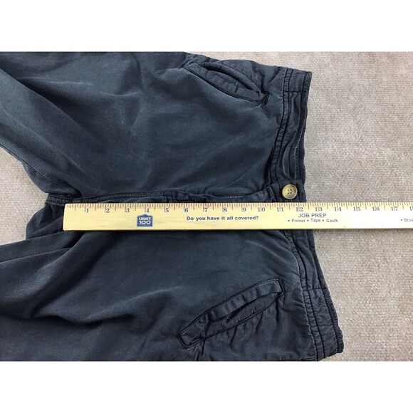 Marine Layer Chino Pants Men Sz Large Faded Black Casual Elastic Waist Stretch - Picture 14 of 16